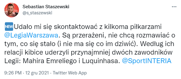 PILNE! Wiadomo, których piłkarzy UDERZYLI kibice Legii O.o